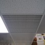 Решетка ПВХ вентиляционная (Апла) для потолка армстронг 595х595х8мм (ячейка 15х15мм)
